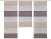 HOME WOHNIDEEN Schiebegardine 55983 3-TLG. Fensterset GABI Querstreifen halbtransparent 80x30, 60x30 (1 St), halbtransparent, Polyester Bild 5