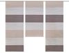 HOME WOHNIDEEN Schiebegardine 55983 3-TLG. Fensterset GABI Querstreifen halbtransparent 80x30, 60x30 (1 St), halbtransparent, Polyester Bild 4