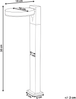 Solar LED Pollerleuchte PARKERS mit Bewegungsmelder Schwarz Bild 2
