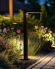 Solar LED Pollerleuchte PARKERS mit Bewegungsmelder Schwarz Bild 3
