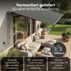 STEELSØN 'Kestria' Vollkassettenmarkise 350x300 cm, Gelenkarmmarkise elektrisch, anthrazit, Kassettenmarkise komplett vormontiert Bild 4