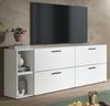 TV-Lowboard Onawa in weiß 176 cm Bild 4