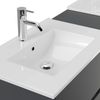 Badmöbelset Taifun 170cm 3tlg mit 2x Spiegelschrank grafit : Grafit Bild 4