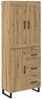 vidaXL Highboard Artisan-Eiche 69,5 x 34 x 180 cm Holzwerkstoff 3416055 Bild 2