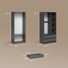 Livinity® Kleiderschrank Trento, Anthrazit, 2er Set (2-St) Bild 3