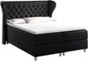 99rooms Turin Boxspringbett Velours 120x200 cm Schwarz Bild 2