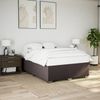 vidaXL Boxspringbett mit Matratze Dunkelbraun 140x190 cm Stoff 3285133 Bild 3