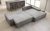 Luxusbetten24 Schlafsofa Designer Sofa Verona mit breiter Ottomane, mit Schlaffunktion und Stauraum Bild 4