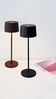 Zafferano, Olivia Pro Lampe, Tragbare und Wiederaufladbare Tischlampe mit Touch Control, Geeignet für Wohnzimmer und Außenbereich, Dimmer, 2700-3000 K, Höhe 35 cm, Farbe Corten Bild 2