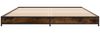 vidaXL Bettgestell Räuchereiche 120x200 cm Holzwerkstoff und Metall 845153 Bild 4