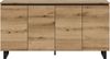 Home affaire Sideboard TOMA, Breite: 160 cm, mit Metall-Kufen-Fuß, 4 Türen, 4 Einlegeböden, Anrichte, Kommode, Schrank, Board, Higboard Bild 3