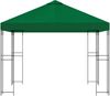 vidaXL Pavillon 3x3 m Grün Polyester und Stahl 190 gsm 900329 Bild 4