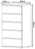 Kühlschrankumbauschrank Rimini 60x207cm matt Farbe: RAL 9010 reinweiß matt / lava RI-D14/DL/60/207 Bild 3
