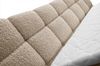 Boxspringbett Bett Schlafzimmerbett NOVA 140x200cm Stoff Rolf Beige Bild 5