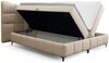 Boxspringbett Bett Schlafzimmerbett NOVA 140x200cm Stoff Rolf Beige Bild 4