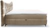 Boxspringbett Bett Schlafzimmerbett NOVA 140x200cm Stoff Rolf Beige Bild 3