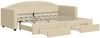 vidaXL Tagesbett Ausziehbar mit Schubladen Creme 80x200 cm Stoff 3197223 Bild 2