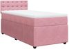 vidaXL Boxspringbett mit Matratze Rosa 90x200 cm Samt 3289943 Bild 3