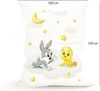 Green Bean® Kinder Sitzsack Looney Tunes 100x135cm mit 270 Liter hochwertiger EPS Perlen Füllung und waschbarem Motiv Wechsel-Bezug aus 100% Baumwoll Bild 5