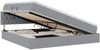 vidaXL Bett mit Stauraum und LED mit LED Hellgrau 200 x 200 cm Stoff 3371229 Bild 2