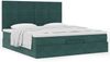 vidaXL Ottoman-Bett mit Matratzen Dunkelgrün 180x200 cm Samt 3313490 Bild 4