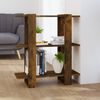 vidaXL Bücherregal/Raumteiler Räuchereiche 80x30x87 cm 813578 Bild 2