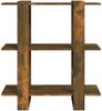 vidaXL Bücherregal/Raumteiler Räuchereiche 80x30x87 cm 813578 Bild 5