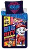 PAW PATROL Babybettwäsche PAW Patrol Baby Bettwäsche 100x135 Motiv "Big City - 2", 100% Baumwoll, mit versteckten Druckknöpfen verschlossen, 100% Baumwolle Bild 4