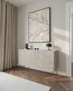 Selsey 'Ovarlo' Sideboard, greige mit Metallbeinen, ca. 84 x 163 x 38 cm Bild 3