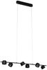 Paulmann 79773 LED Pendelleuchte Puric Pane 6-flammig schwarz 3-Step Dim Bild 5
