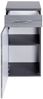 Unterschrank >Graphit< in Dekor Eiche rauchsilber aus MDF - 40x79x35cm (BxHxT) Bild 2