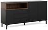 INOSIGN Sideboard Roommers, Anrichte, Kommode, Stauraum, Kommode, Breite 176 cm, Höhe 90 cm, 1 offenes Fach mit Rahmen-Optik Bild 3