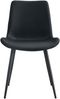 Esszimmerstuhl-Set aus 4, PU-Kunstleder mit Metallgestell, 83x50x47, Schwarz Bild 5