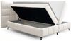Boxspringbett Bett Schlafzimmerbett NOVA 160x200cm Stoff Rolf Creme Bild 4