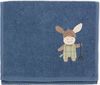 Sterntaler® Handtücher 2er Kinderhandtücher Emmilius, Baumwolle (2-St), Handtuch Kinder - Doppelpack Kinderhandtücher 50x30 cm Esel Emmilius in Mittelblau - Handtuch Kindermotiv, 2er Set aus saugfähigem Frottee mit Streifen und Stickmotiv Bild 4