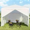 Gartenpavillon 3x9m Partyzelt Gartenzelt UV-Schutz Zelt weiß Bild 2