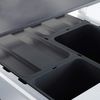 SO-TECH® Mülltrennsystem Ninka eins2vier Deckel für 4,2 / 5,5 / 7 / 8 Liter Behälter, 214 x 140 x 17 mm dunkelgrau 5001.11 Bild 2