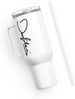 DECALVIBES Reisebecher mit Griff Classic - Weiß , 1183 ml Bild 3