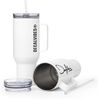 DECALVIBES Reisebecher mit Griff Classic - Weiß , 1183 ml Bild 5