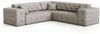 Ecksofa Designersofa CHANTAL in Stoff Opera Velvet Beige Seite Universal Bild 3