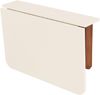 Ragaba Wandklapptisch, MDF & Eiche gebeiztes Eschenholz, 60x100 cm, Perl Weiß Bild 2