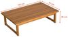 Spetebo Gartentisch Akazienholz Loungetisch geölt 106 x 66 x 30 cm (Packung, 1-St, Beistelltisch), für Außen und Innen Bild 2