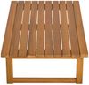 Spetebo Gartentisch Akazienholz Loungetisch geölt 106 x 66 x 30 cm (Packung, 1-St, Beistelltisch), für Außen und Innen Bild 3