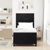 vidaXL Boxspringbett mit Kopfteil Schwarz 90 x 190 cm Samt 3339802 Bild 3