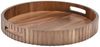 Zoha Servierschale Stripe Schüssel - Handgefertigte Akazienholz Schale für Dips, Snacks, (1-tlg), Handgefertigtes Akazienholz Bild 1