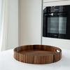 Zoha Servierschale Stripe Schüssel - Handgefertigte Akazienholz Schale für Dips, Snacks, (1-tlg), Handgefertigtes Akazienholz Bild 2