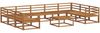 vidaXL Outdoor-Sofagarnitur 10 pcs Natur Massivholz Akazie 3368187 Bild 2