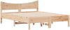 vidaXL Massivholzbett ohne Matratze 140x190 cm Kiefernholz 844741 Bild 3