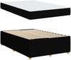 vidaXL Bettrahmen mit Matratze Schwarz 120 x 190 cm Stoff 3398368 Bild 4