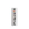 Garderobenschrank >Paterson< in weiß/weiß hochglanz - 183x193x34cm (BxHxT) Bild 5